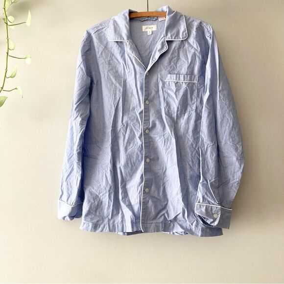 J. Crew Pajama Top in cotton Poplin Sz S - Picture 2 of 6